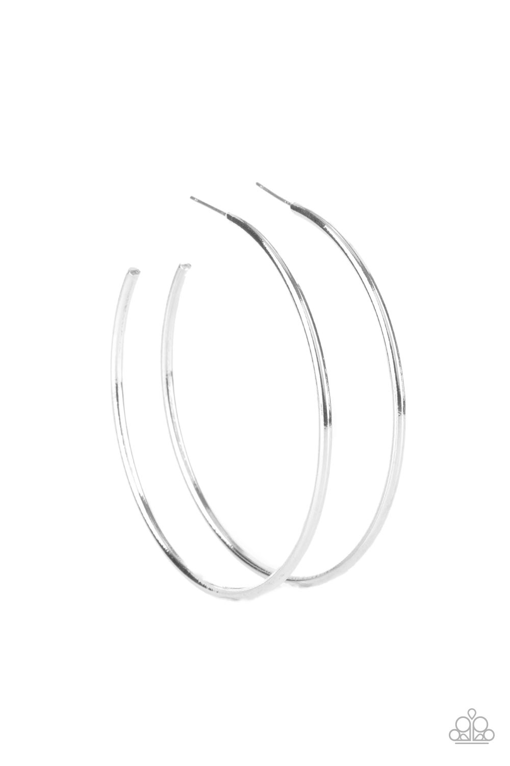 Mega Metro Silver Hoops