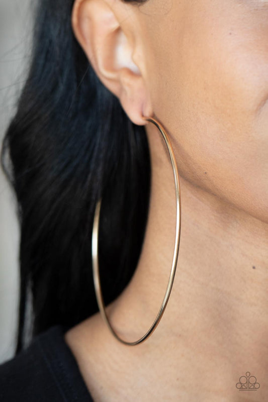 Colossal Couture Gold Hoops