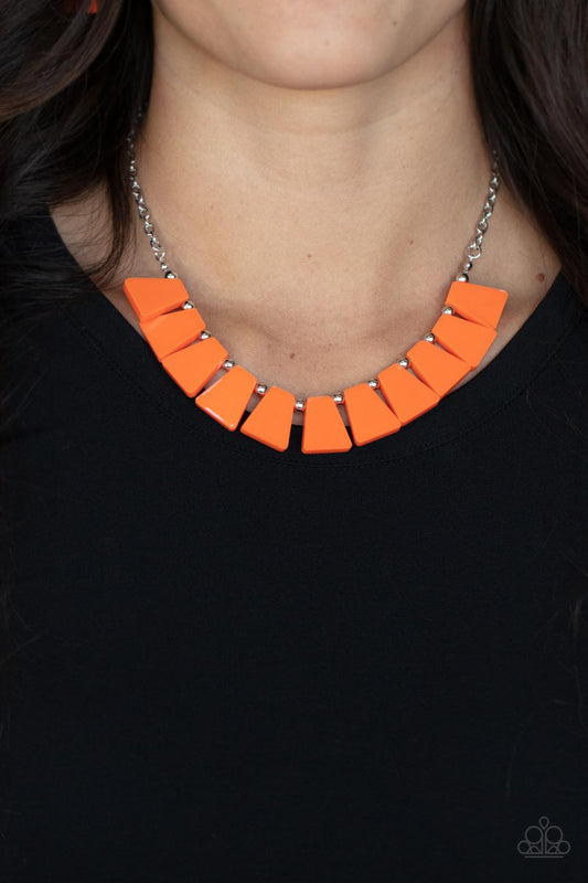 Vivaciously Versatile Orange Necklace