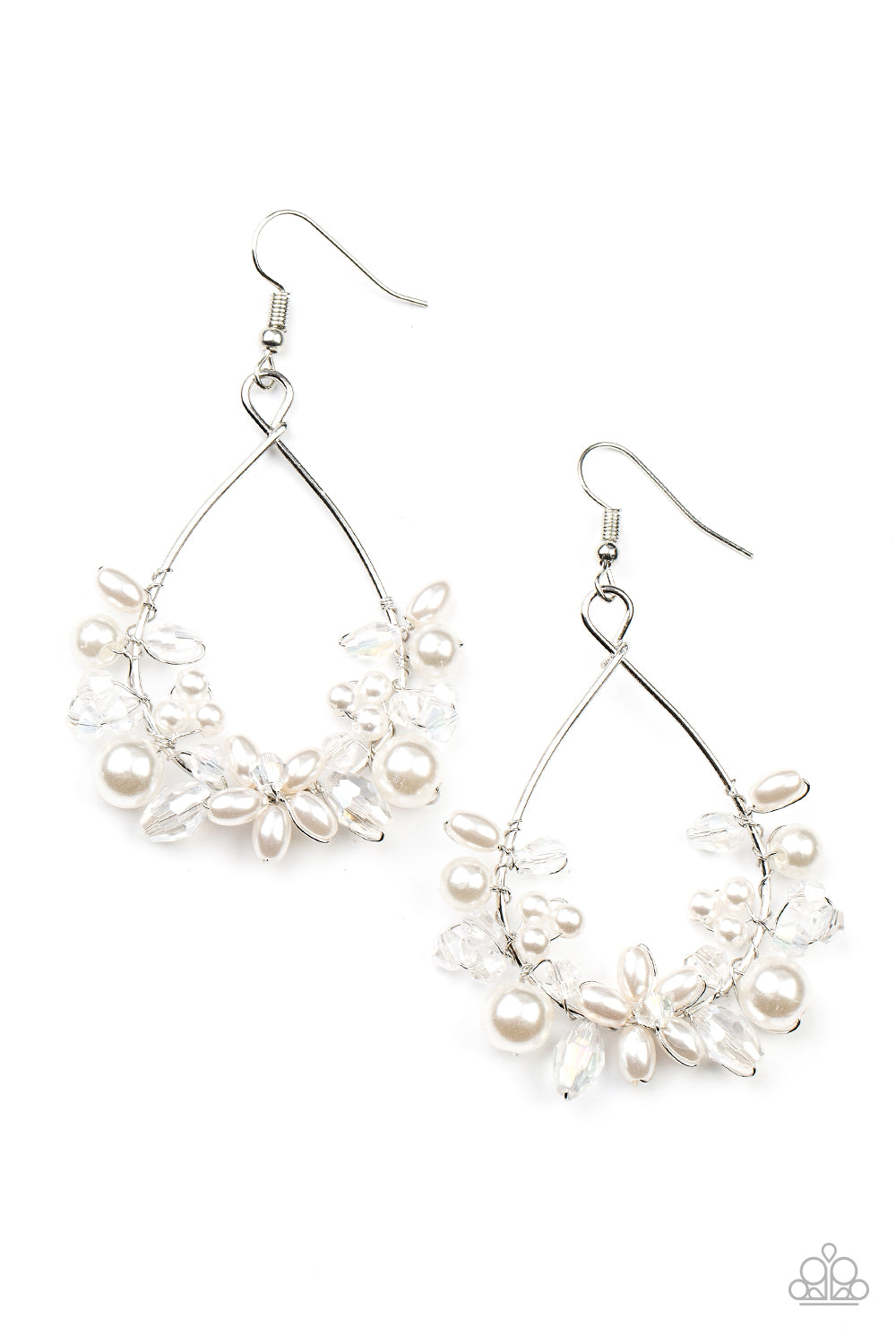 Marina Banquet White Pearl Earrings