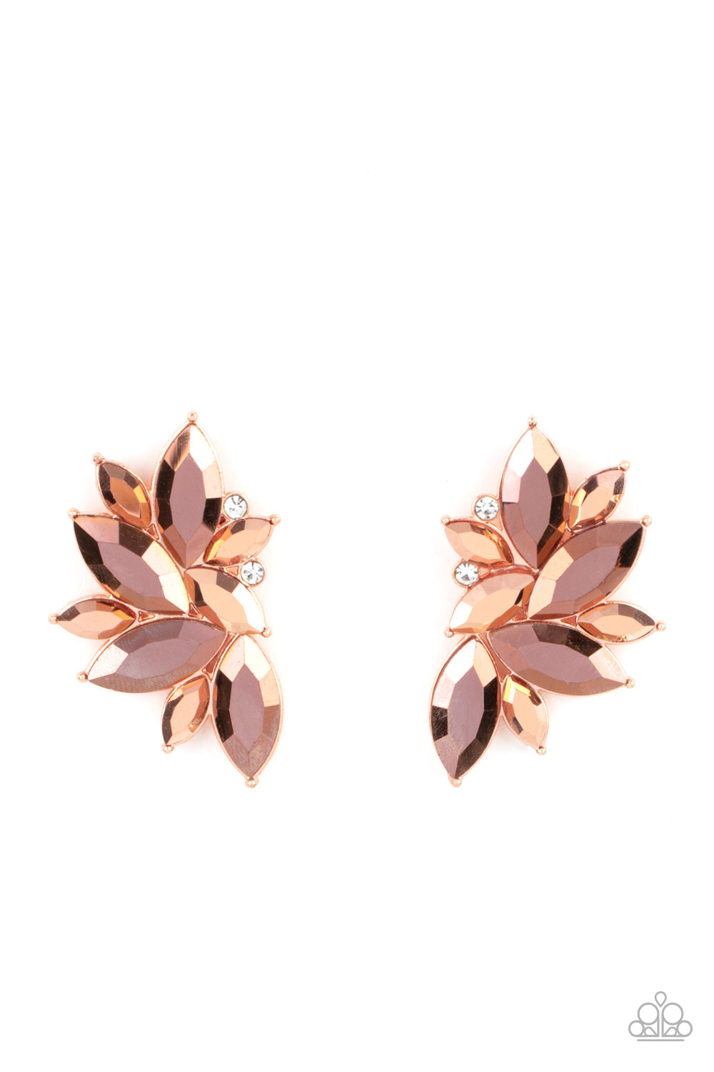 Instant Iridescence Copper Earrings