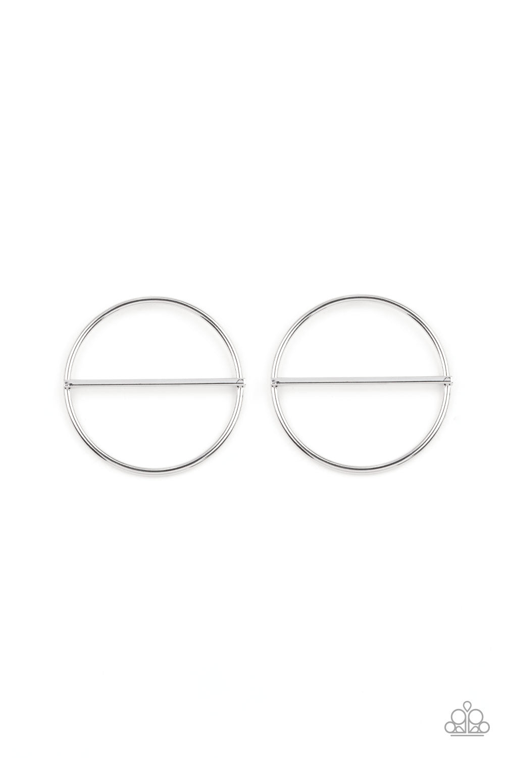 Dynamic Diameter Silver Earrings