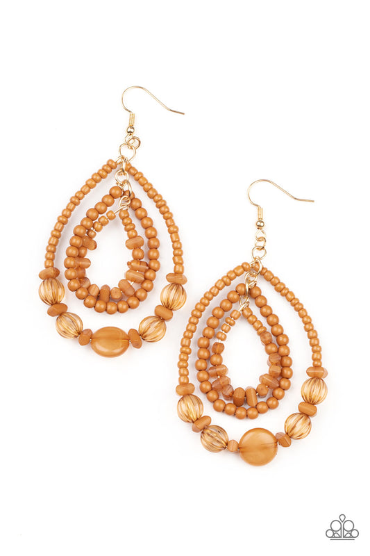 Prana Party Brown Earrings