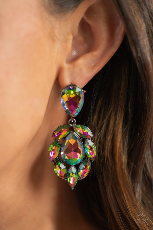 Galactic Go-Getter Multi Oil Spill Earrings