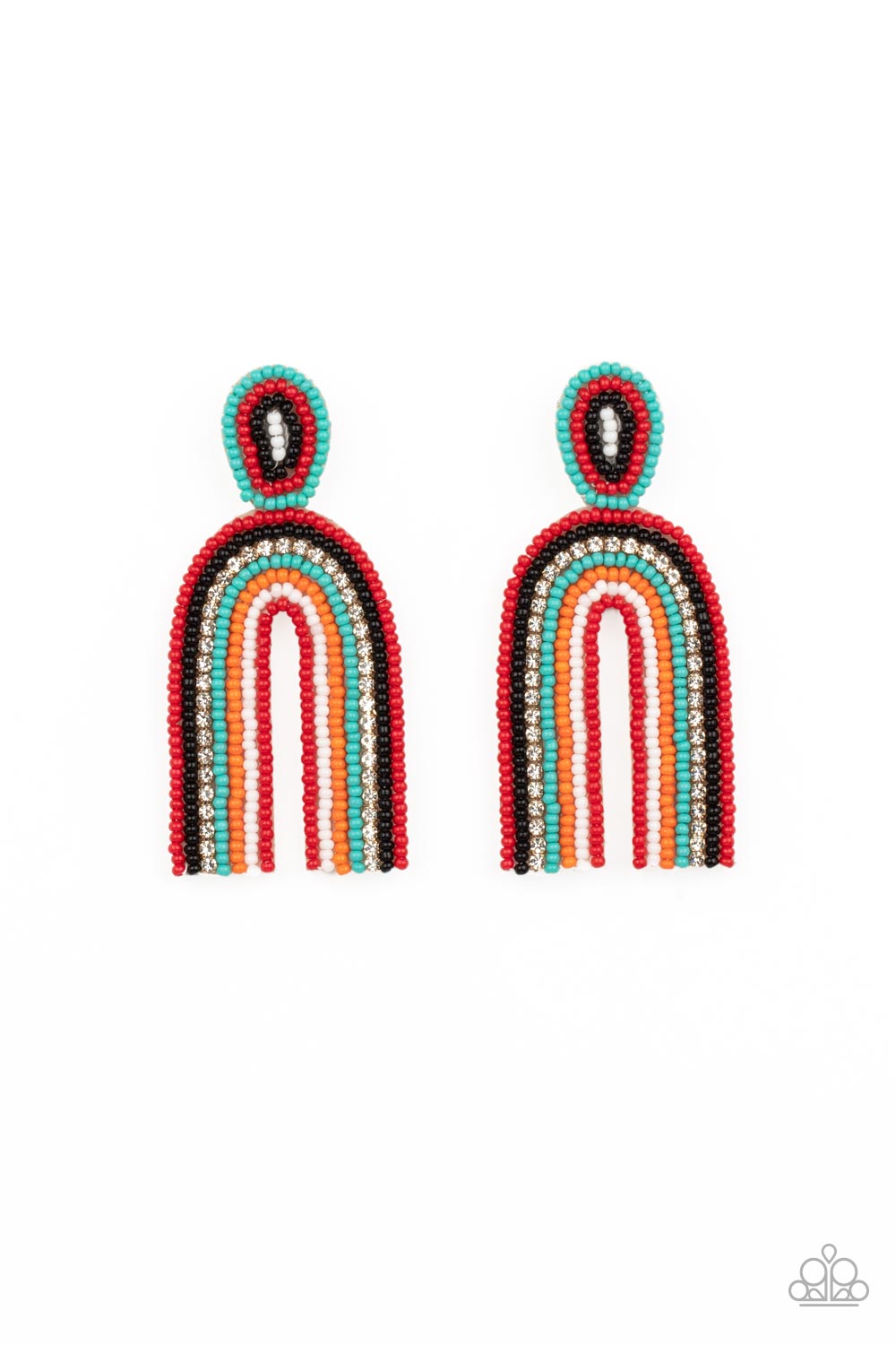 Rainbow Remedy Red Multi Earrings