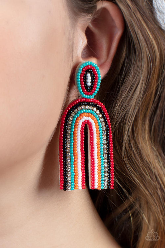 Rainbow Remedy Red Multi Earrings