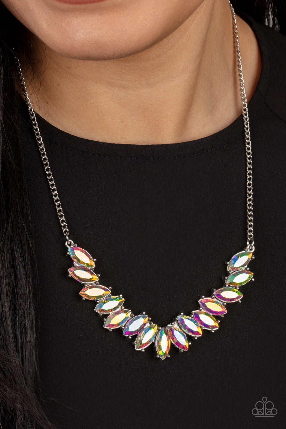 Galaxy Game-Changer Multi Iridescent Necklace