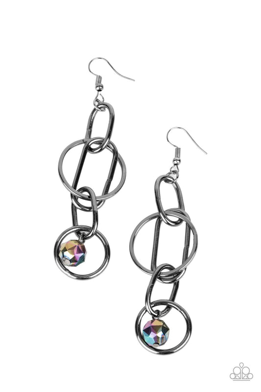 Park Avenue Princess Multi Oil Spill Earrings