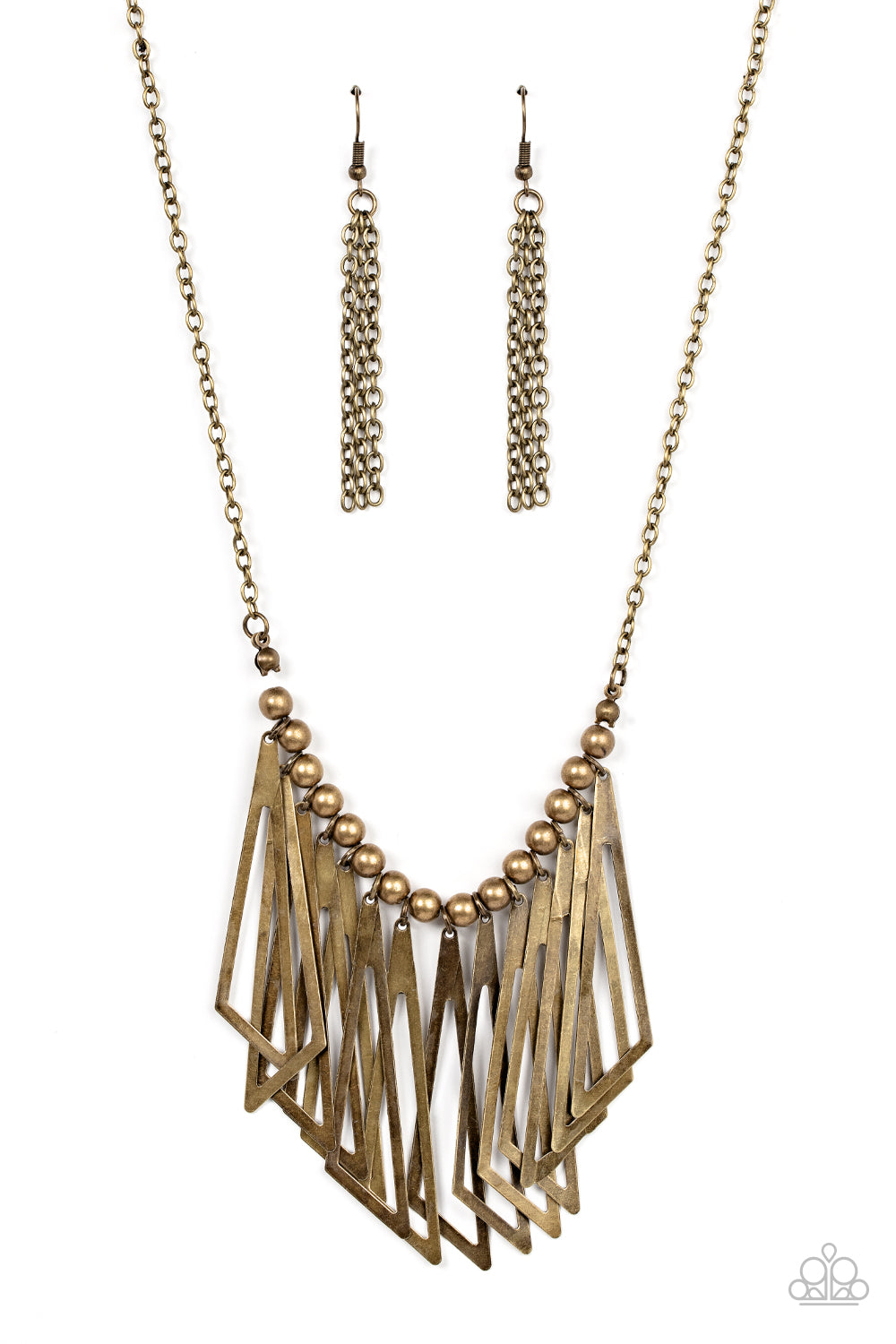 Industrial Jungle Brass Necklace