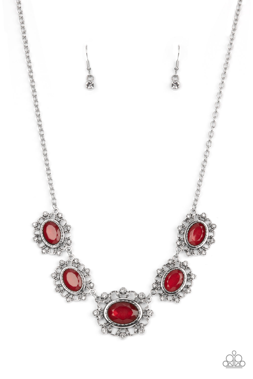 Meadow Wedding Red Necklace