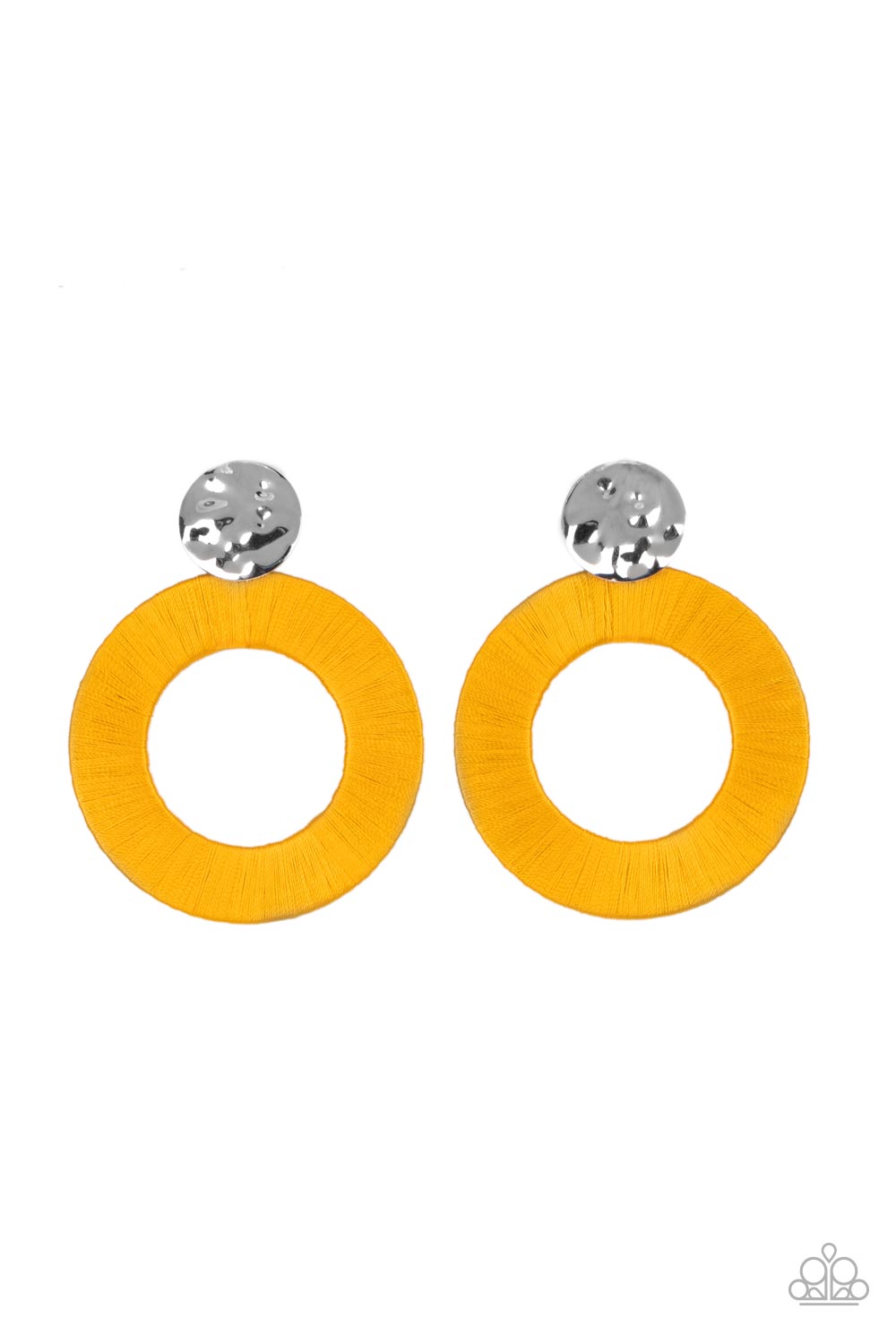 Strategically Sassy Yellow Earrings