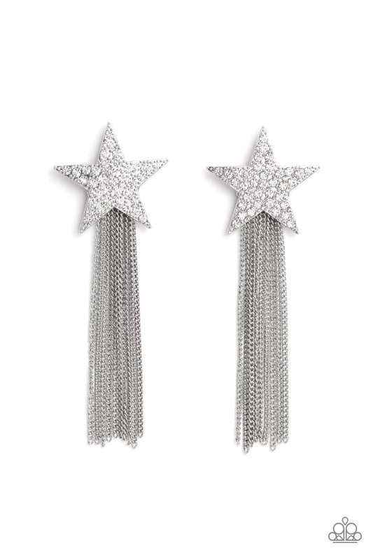 Superstar Solo Silver Star Post Earrings