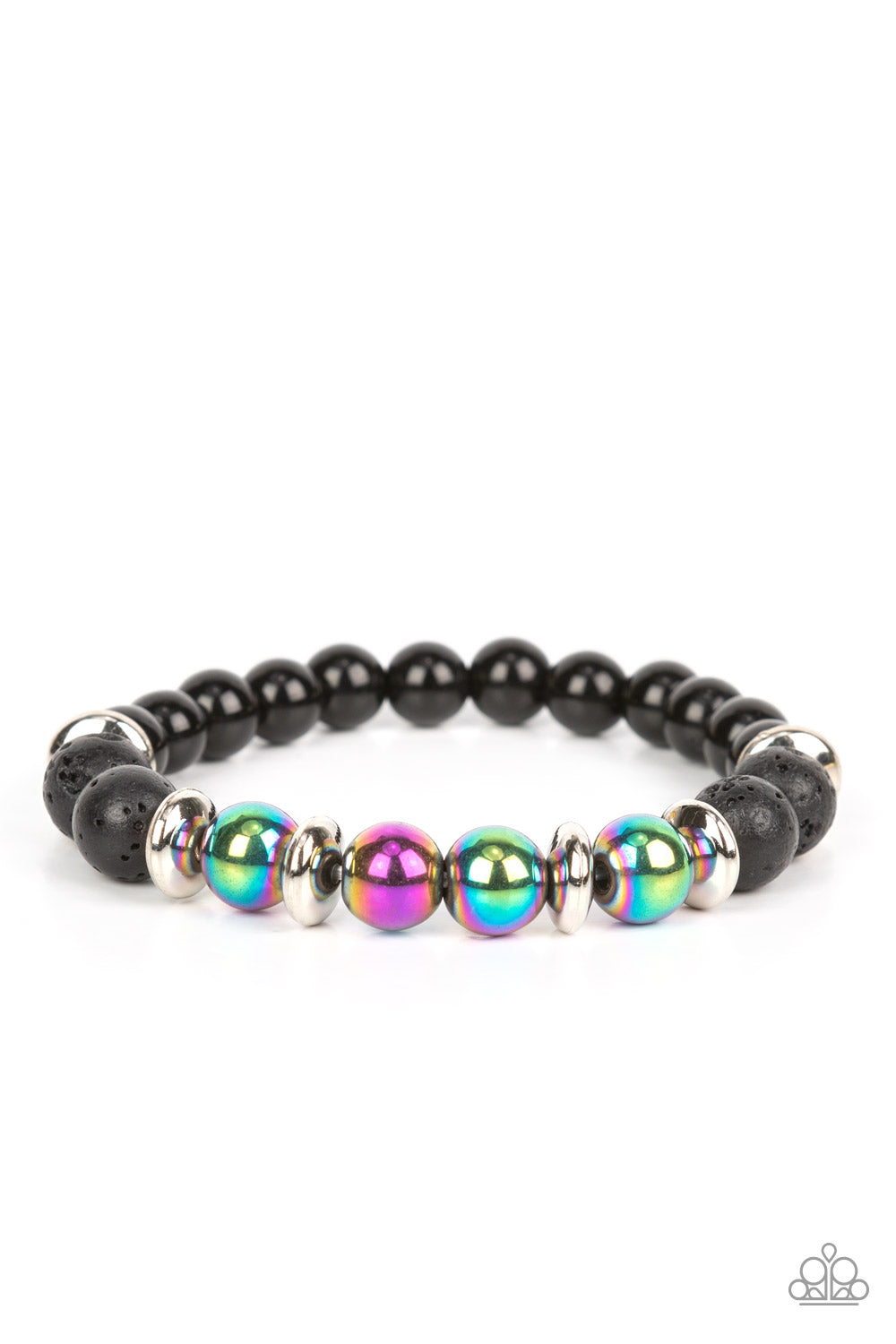 Mega Metamorphic Multi Oil Spill Urban Unisex Bracelet