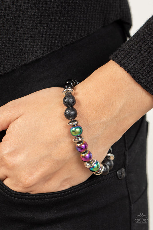 Mega Metamorphic Multi Oil Spill Urban Unisex Bracelet