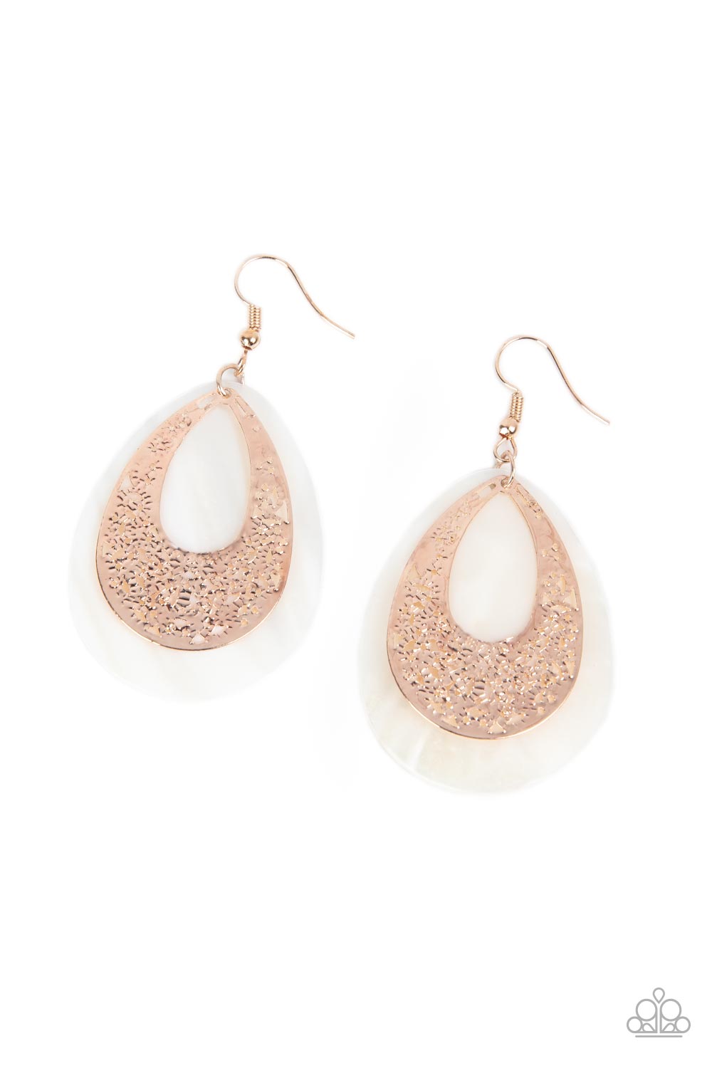 Bountiful Beaches Rose Gold Earrings