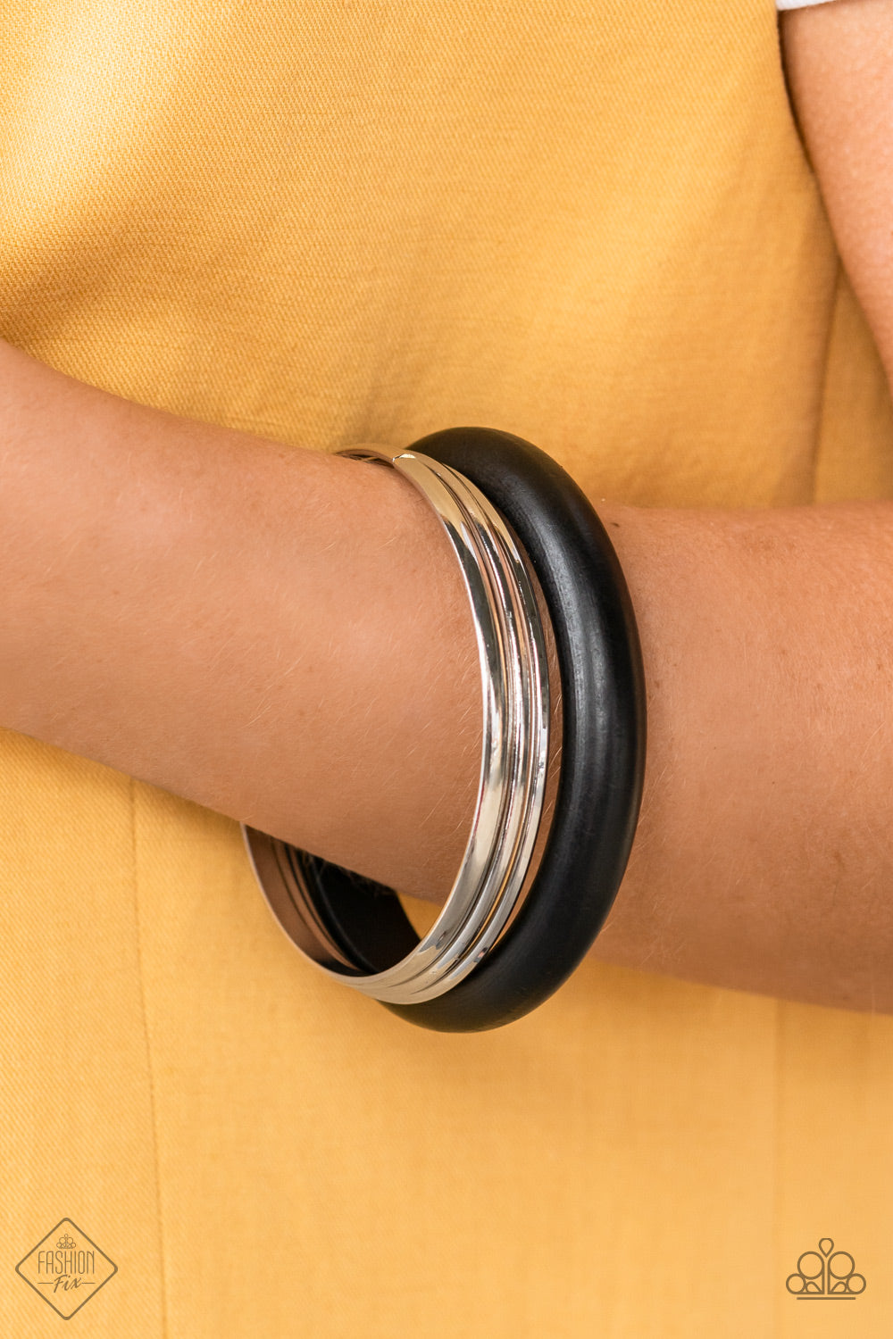 Adventurous Attitude Black Bangles