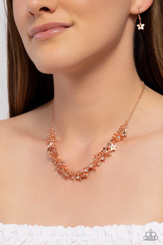 Fearlessly Floral Copper Necklace