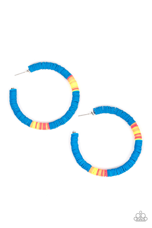 Colorfully Contagious Blue Hoops