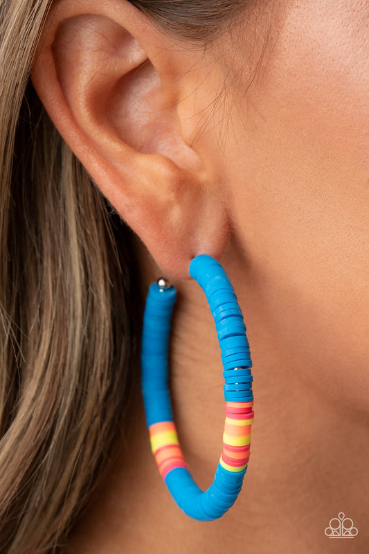 Colorfully Contagious Blue Hoops