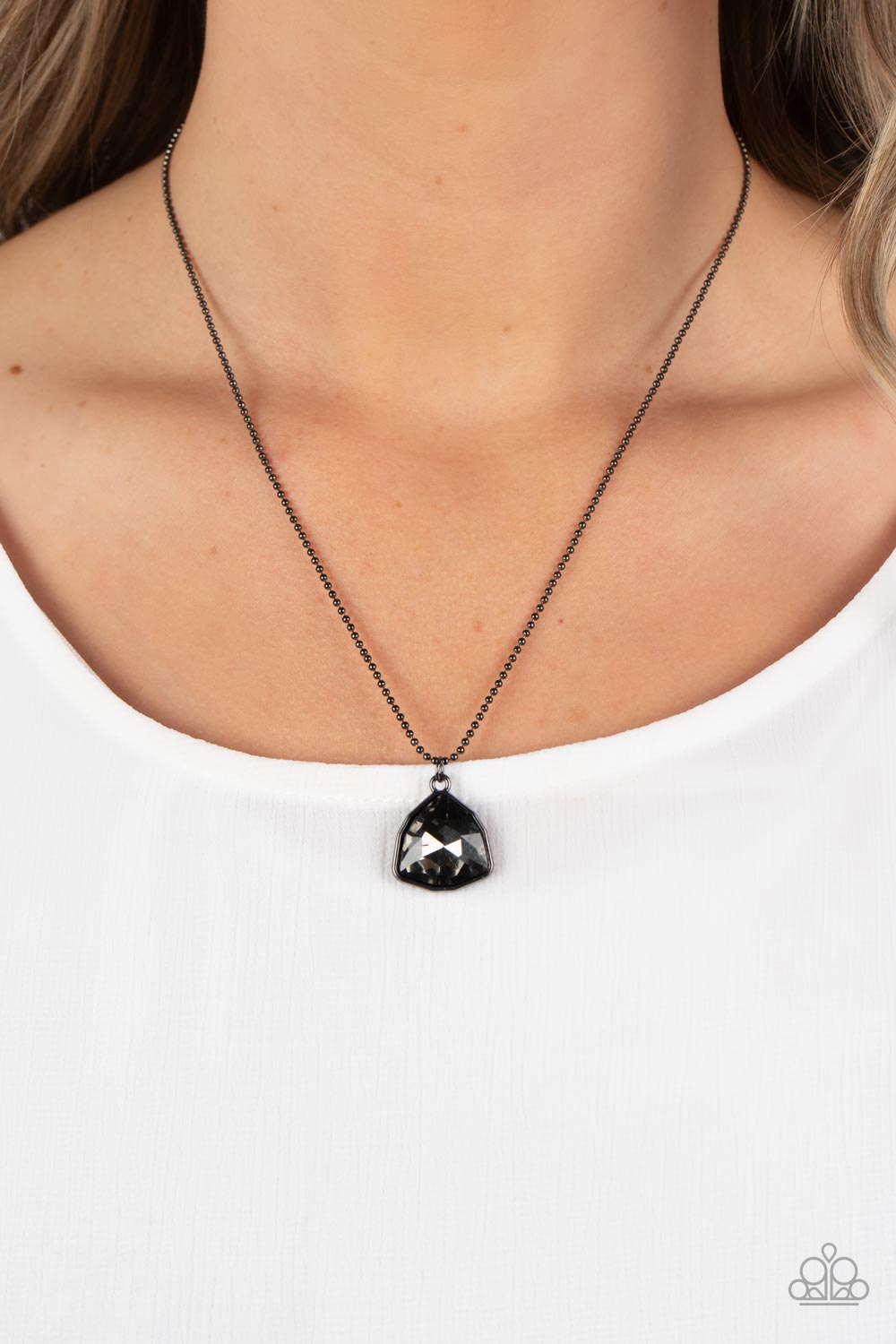 Galactic Duchess Gunmetal Necklace