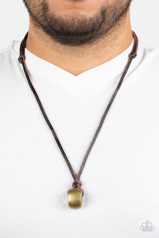 Winslow Wrangler Brass Urban Unisex Necklace