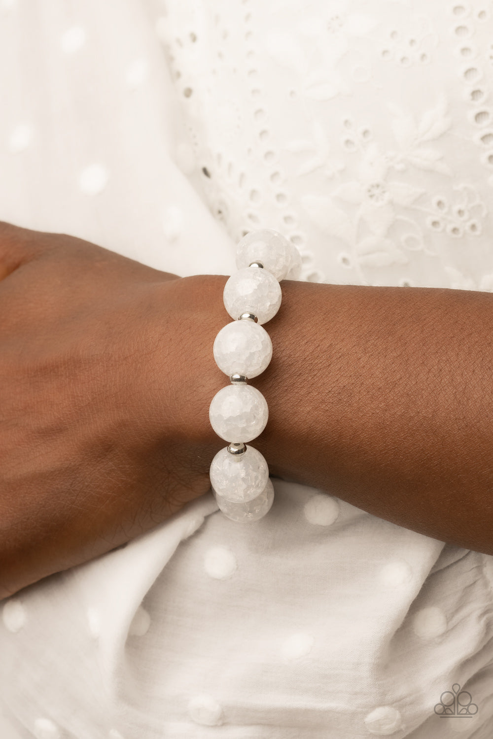 Arctic Affluence White Bracelet