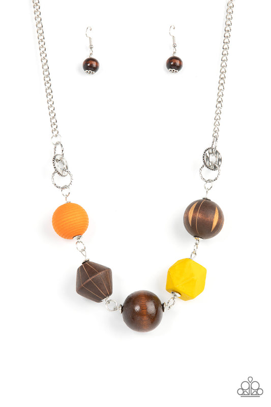 Eco Extravaganza Multi Wood Necklace