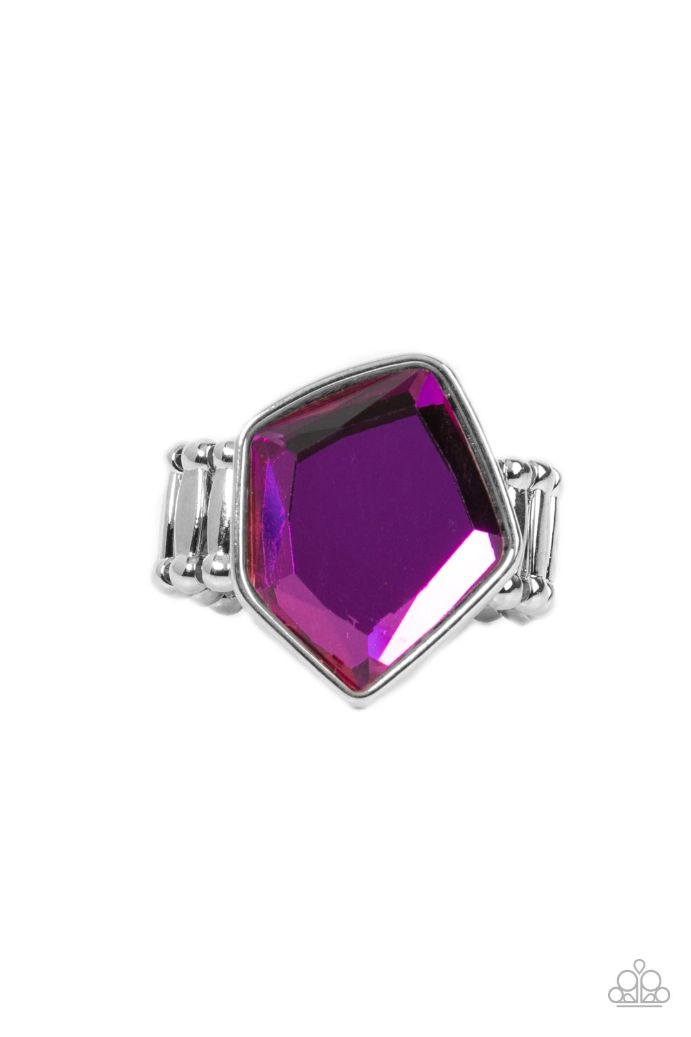 Abstract Escapade Purple Ring