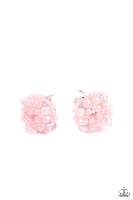 Bunches of Bubbly Pink Post Earrings