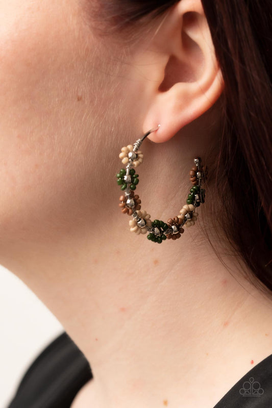 Growth Spurt Green Hoop Earrings