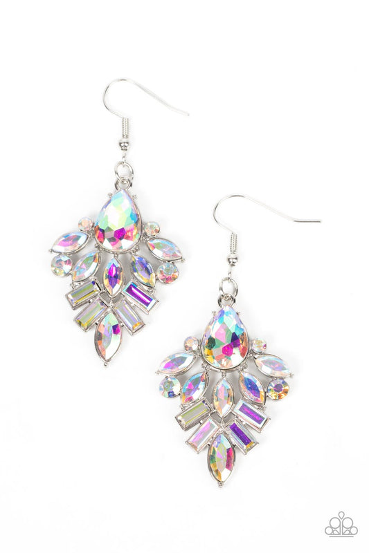 Stellar-escent Elegance Multi Iridescent Earrings