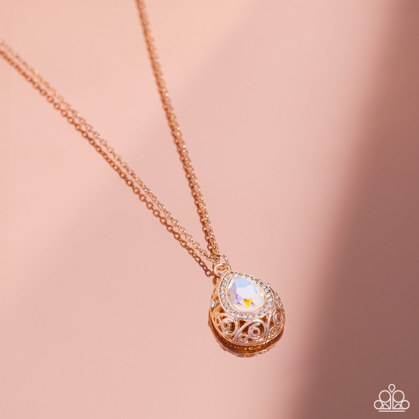 Gracefully Glamorous Rose Gold Necklace