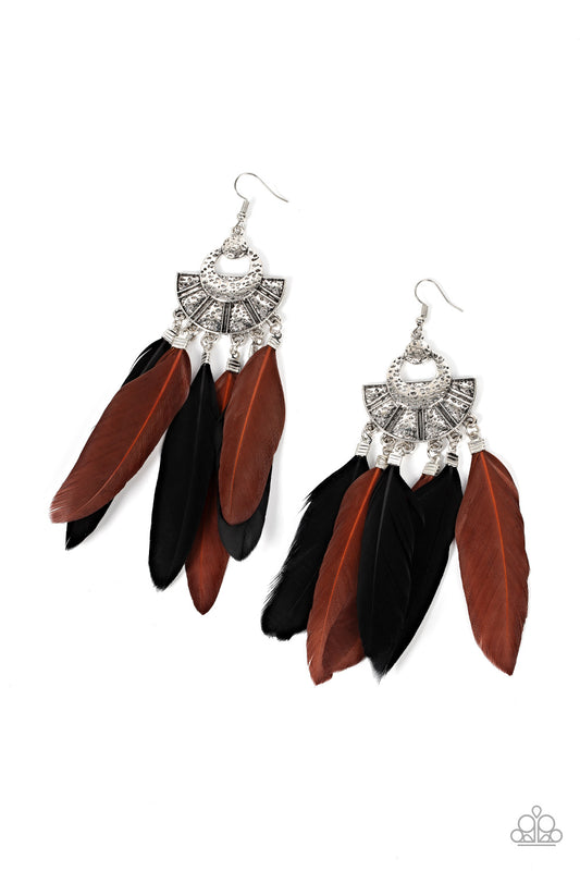 Plume Paradise Multi Feather Earrings