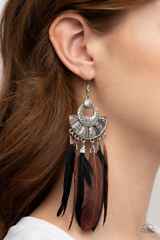 Plume Paradise Multi Feather Earrings