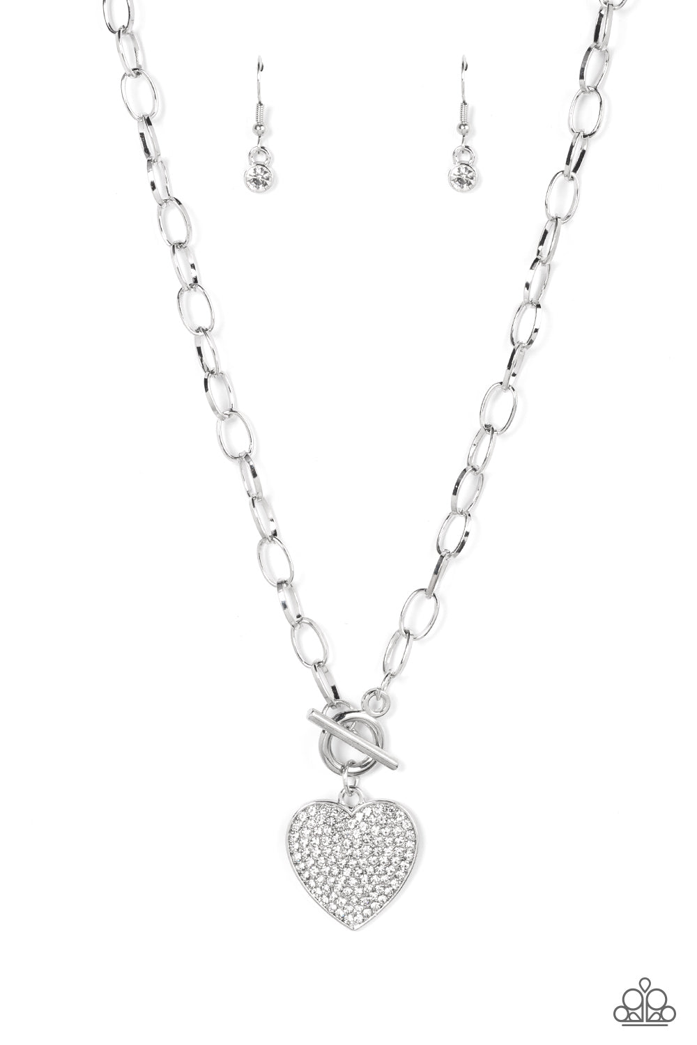 If You LUST Silver Heart Necklace