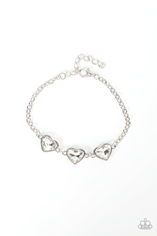 Little Heartbreaker Silver Heart Bracelet