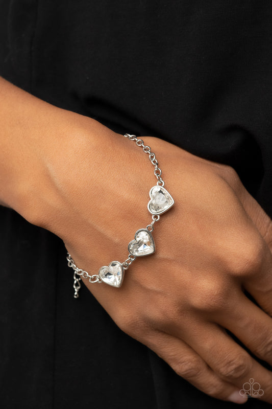 Little Heartbreaker Silver Heart Bracelet