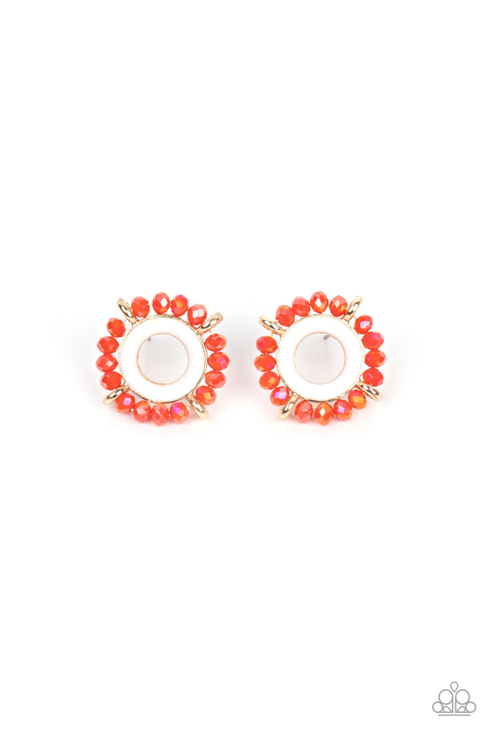 Nautical Notion Orange Post Earrings