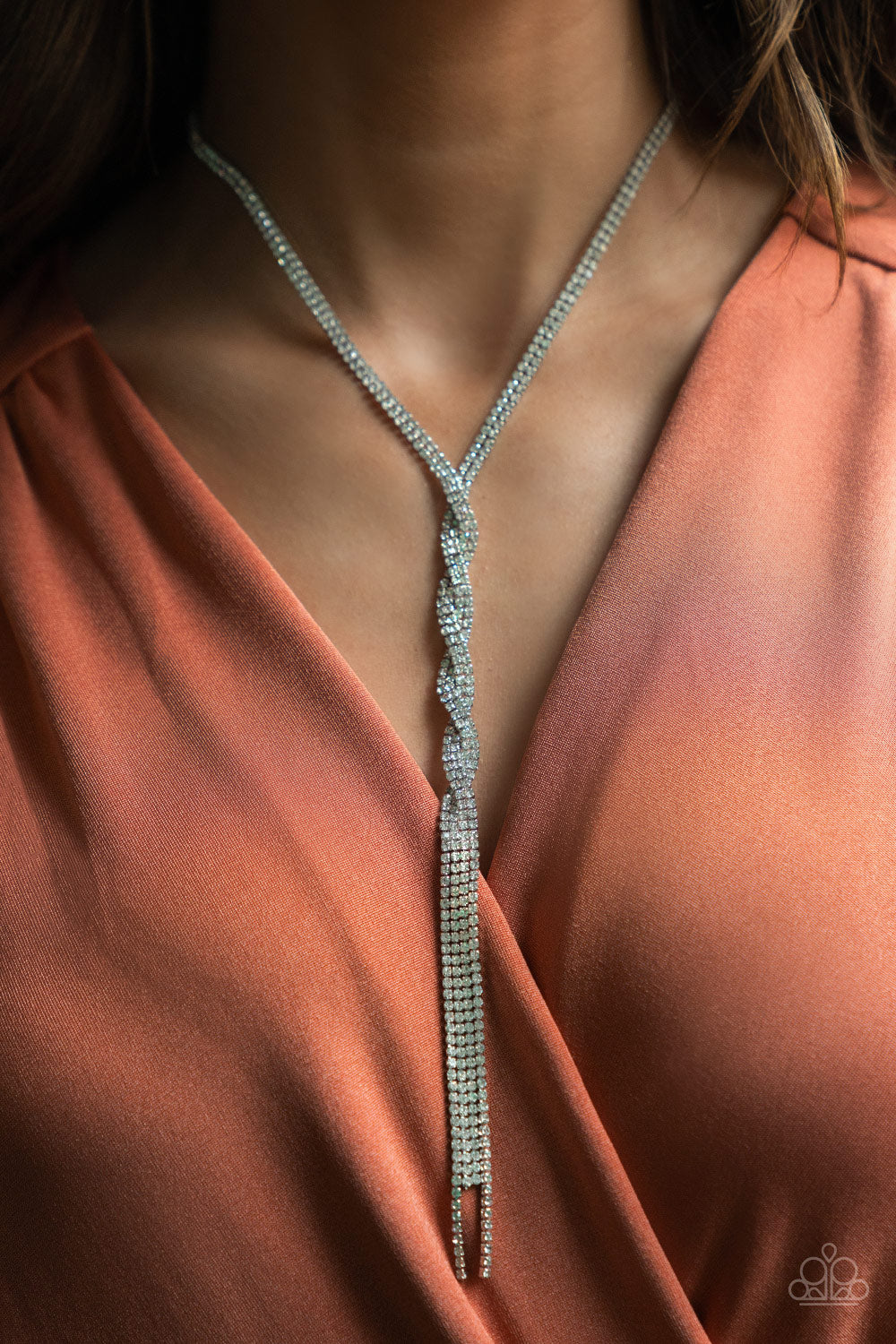 Impressively Icy Silver Necklace