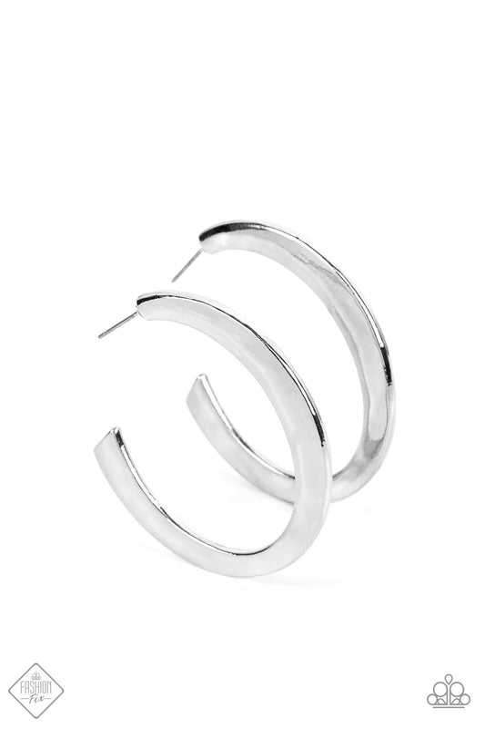 Learning Curve Silver Hoops