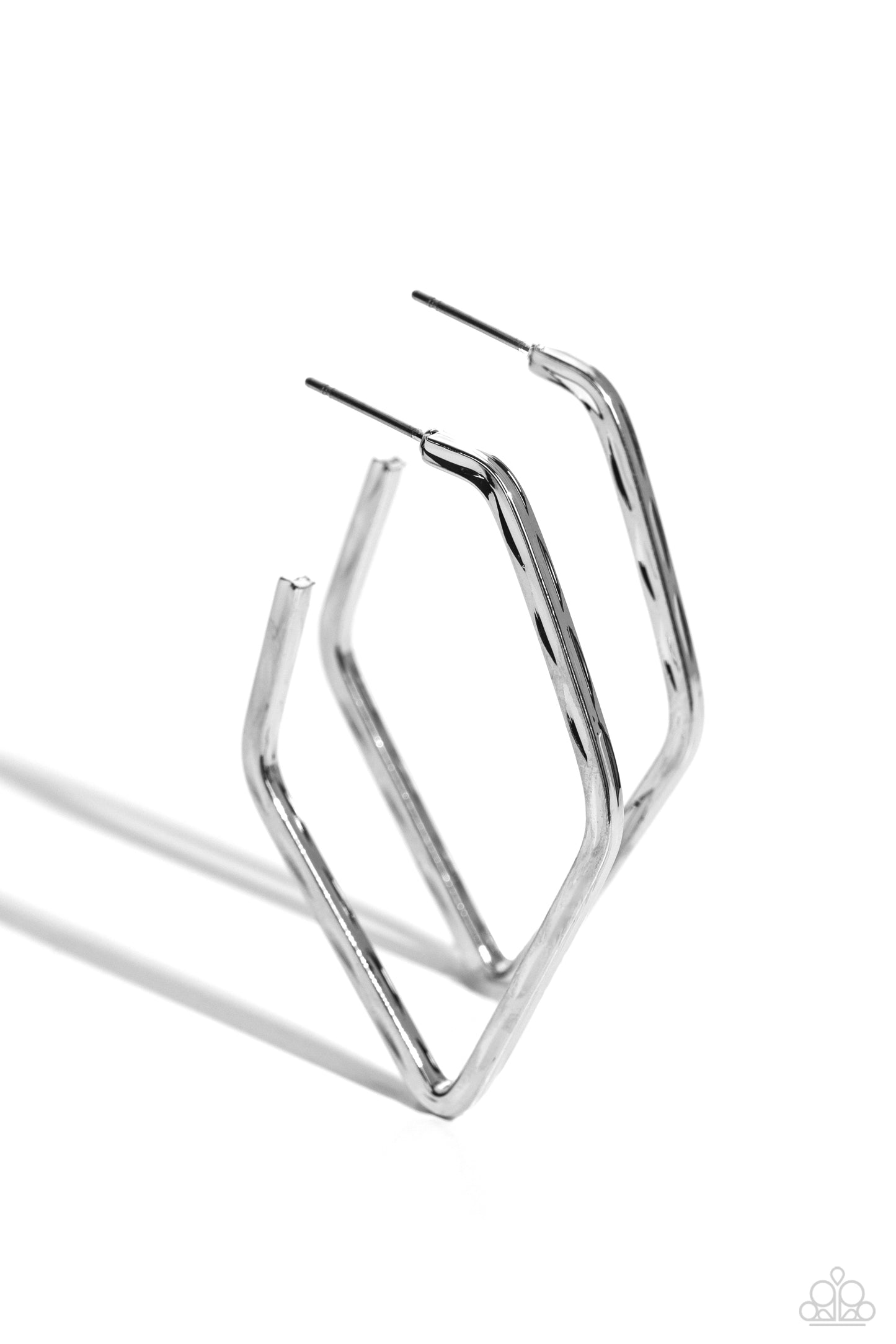 Winning Edge Silver Hoops