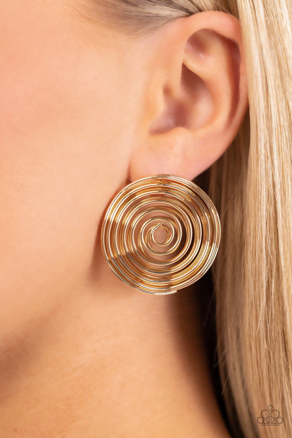 COIL Over Gold Earrings