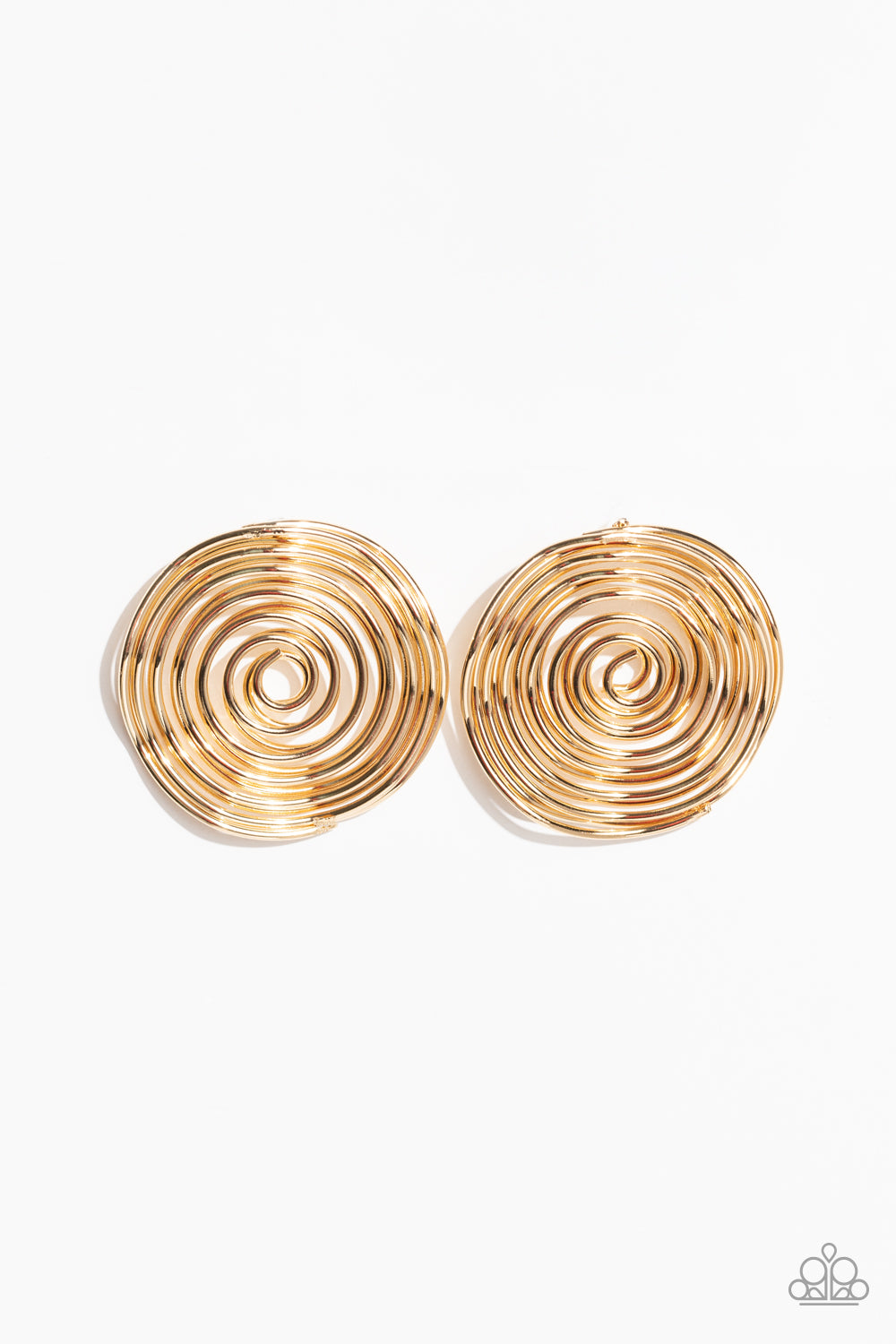 COIL Over Gold Earrings