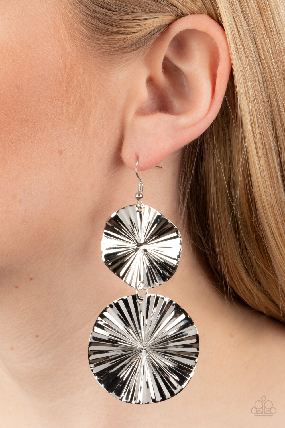 In Your Wildest FAN-tasy Silver Earrings