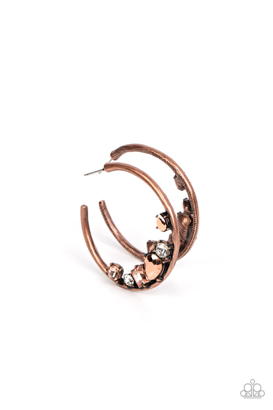 Attractive Allure Copper Hoops