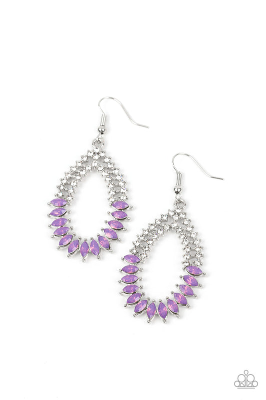 Lucid Luster Purple Earrings