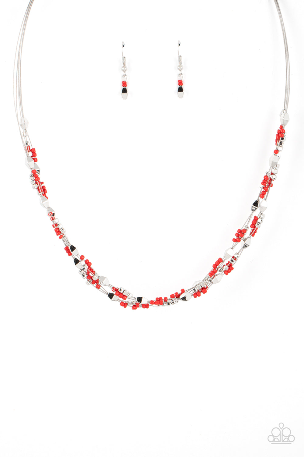 Explore Every Angle Red Necklace