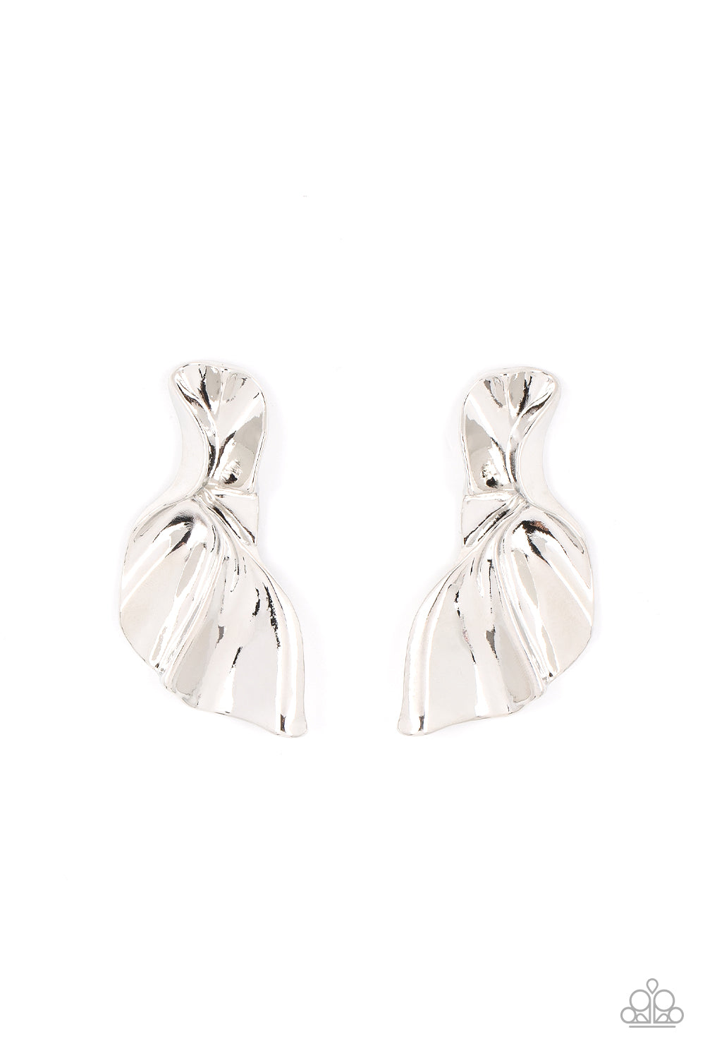 METAL-Physical Mood Silver Earrings