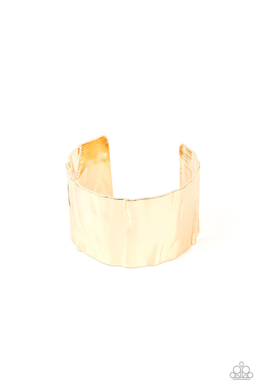 Modern Metallurgy Gold Cuff Bracelet