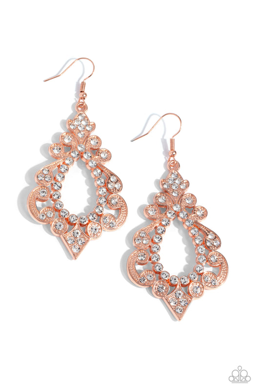 Fit for a DIVA Copper Earrings